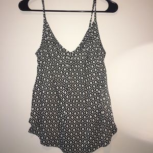 H&M Black and White Tank top